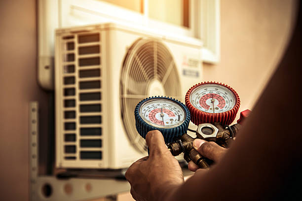 Professional Ductwork Repair technician working in Lahaska, PA